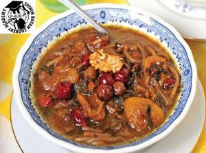 طرز تهیه آش آلو | شیرین بیان