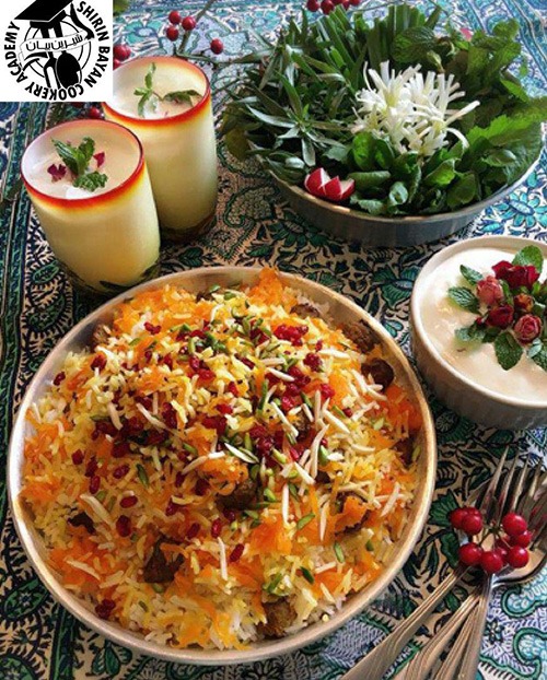 طرز تهیه شیرین پلو | شیرین بیان