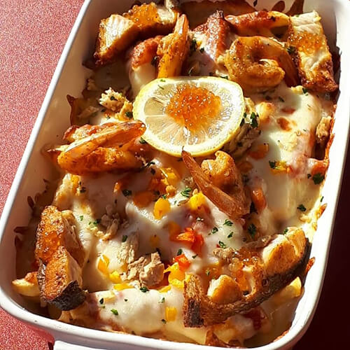 طرز تهیه لازانیا ماهی | شیرین بیان