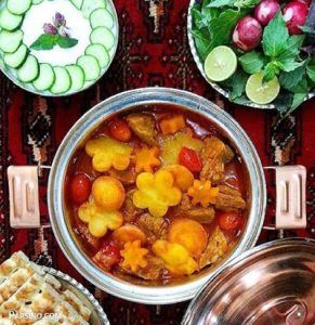 طرز تهیه تاس کباب - شیرین بیان