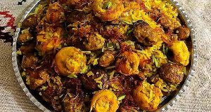 ویدیو طرز تهیه قارچ پلو | آموزشگاه شیرین بیان